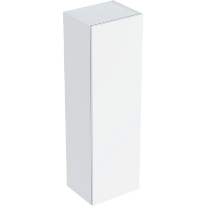 Product Cut out image of Geberit Smyle Square Wall Mounted Semi Tall Medium Bathroom Cabinet - White - 500.361.00.1